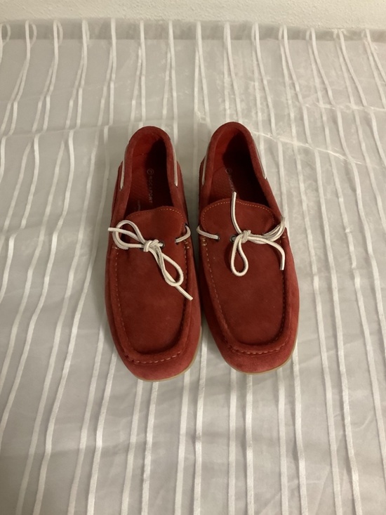 Rockport Men’s Loafers 10.5 Burgundy Leather Soft Suede Feel ADIPRENE Comfort main image 11